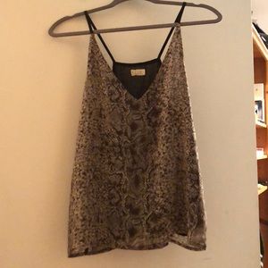 Snakeskin Pattern Tank